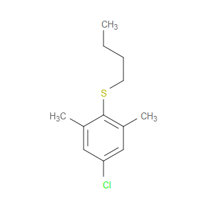 butyl(4-chloro-2,6-dimethylphenyl)sulfane