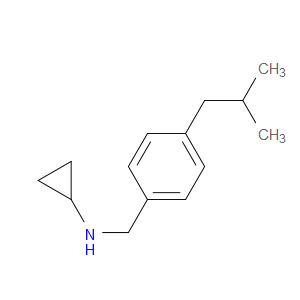 N-Cyclopropyl-4-(2-methylpropyl)benzenemethanamine