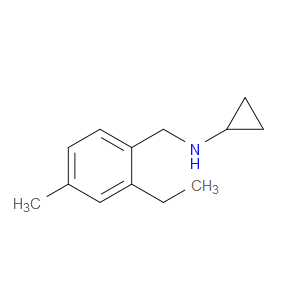 Benzenemethanamine, N-cyclopropyl-2-ethyl-4-methyl-