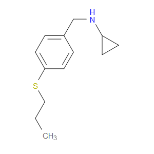 N-Cyclopropyl-4-(propylthio)benzenemethanamine