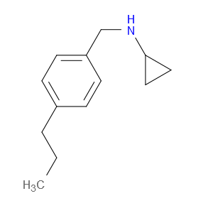 N-Cyclopropyl-4-propylbenzenemethanamine