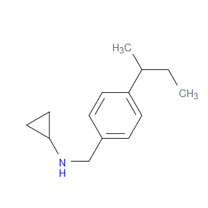 N-Cyclopropyl-4-(1-methylpropyl)benzenemethanamine