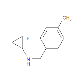 N-Cyclopropyl-2-fluoro-4-methylbenzenemethanamine
