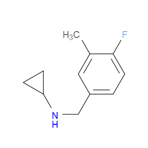 N-Cyclopropyl-4-fluoro-3-methylbenzenemethanamine