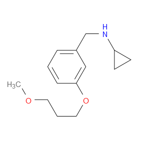 N-Cyclopropyl-3-(3-methoxypropoxy)benzenemethanamine