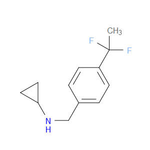 N-Cyclopropyl-4-(1,1-difluoroethyl)benzenemethanamine