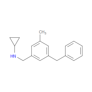 N-Cyclopropyl-3-methyl-5-(phenylmethyl)benzenemethanamine
