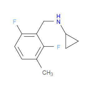 N-Cyclopropyl-2,6-difluoro-3-methylbenzenemethanamine
