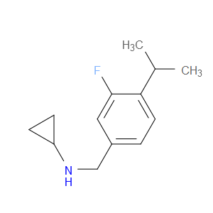 N-Cyclopropyl-3-fluoro-4-(1-methylethyl)benzenemethanamine