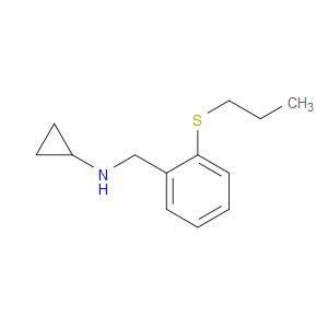 N-Cyclopropyl-2-(propylthio)benzenemethanamine