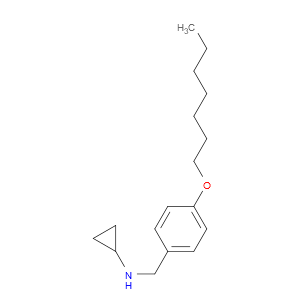 N-Cyclopropyl-4-(heptyloxy)benzenemethanamine
