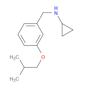 N-Cyclopropyl-3-(2-methylpropoxy)benzenemethanamine