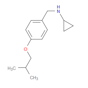 N-Cyclopropyl-4-(2-methylpropoxy)benzenemethanamine