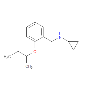 N-Cyclopropyl-2-(1-methylpropoxy)benzenemethanamine