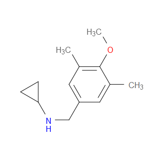 N-Cyclopropyl-4-methoxy-3,5-dimethylbenzenemethanamine