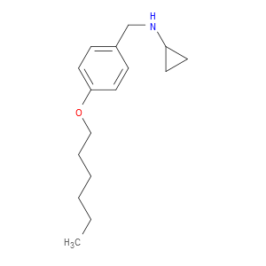 N-Cyclopropyl-4-(hexyloxy)benzenemethanamine