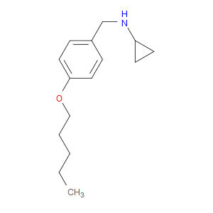 N-Cyclopropyl-4-(pentyloxy)benzenemethanamine