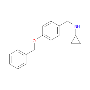 N-Cyclopropyl-4-(phenylmethoxy)benzenemethanamine