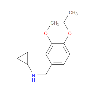 N-Cyclopropyl-4-ethoxy-3-methoxybenzenemethanamine