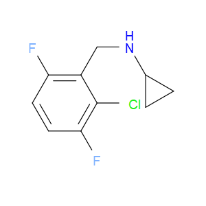 2-Chloro-N-cyclopropyl-3,6-difluorobenzenemethanamine