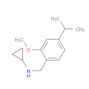 N-Cyclopropyl-2-methoxy-4-(1-methylethyl)benzenemethanamine