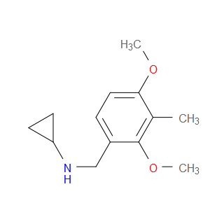 N-Cyclopropyl-2,4-dimethoxy-3-methylbenzenemethanamine