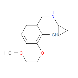 N-Cyclopropyl-3-(2-methoxyethoxy)-2-methylbenzenemethanamine