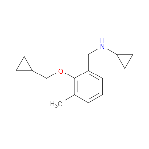 N-Cyclopropyl-2-(cyclopropylmethoxy)-3-methylbenzenemethanamine