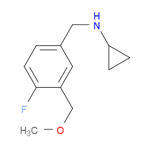 N-Cyclopropyl-4-fluoro-3-(methoxymethyl)benzenemethanamine