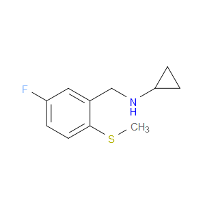 N-Cyclopropyl-5-fluoro-2-(methylthio)benzenemethanamine