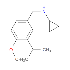 N-Cyclopropyl-4-methoxy-3-(1-methylethyl)benzenemethanamine