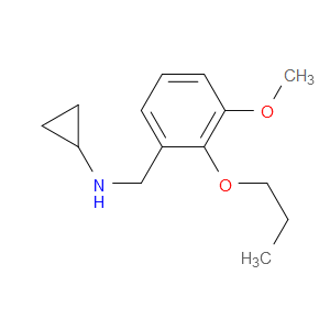 N-Cyclopropyl-3-methoxy-2-propoxybenzenemethanamine