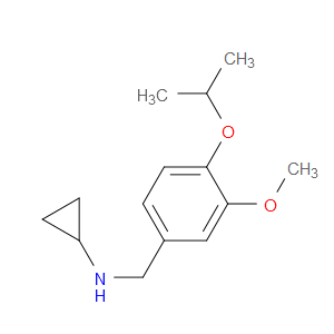 N-Cyclopropyl-3-methoxy-4-(1-methylethoxy)benzenemethanamine