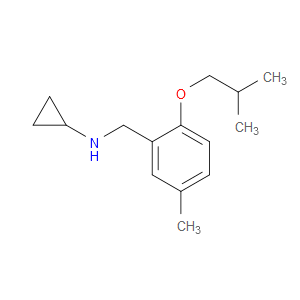 N-Cyclopropyl-5-methyl-2-(2-methylpropoxy)benzenemethanamine