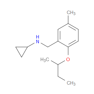 N-Cyclopropyl-5-methyl-2-(1-methylpropoxy)benzenemethanamine
