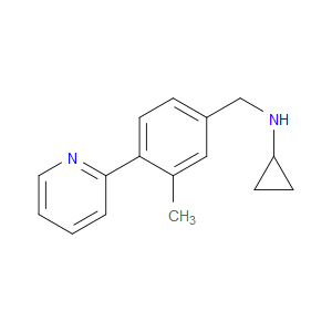 N-Cyclopropyl-3-methyl-4-(2-pyridinyl)benzenemethanamine