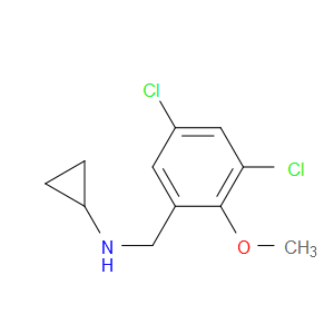 3,5-Dichloro-N-cyclopropyl-2-methoxybenzenemethanamine