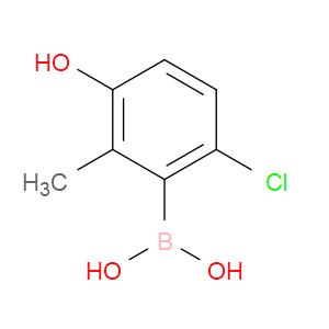 B-(6-Chloro-3-hydroxy-2-methylphenyl)boronic acid