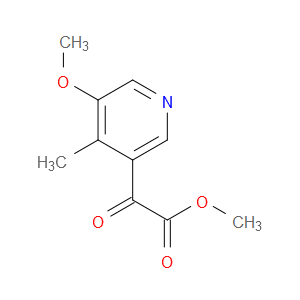 Methyl 5-methoxy-4-methyl-α-oxo-3-pyridineacetate