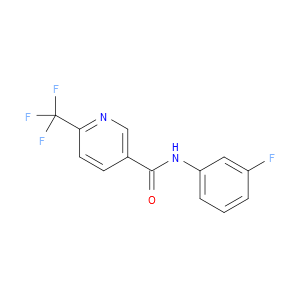 N-(3-Fluorophenyl)-6-(trifluoromethyl)-3-pyridinecarboxamide