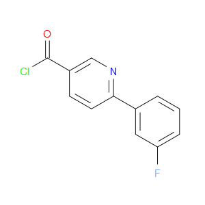 6-(3-Fluorophenyl)-3-pyridinecarbonyl chloride