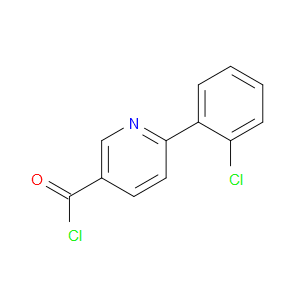 6-(2-Chlorophenyl)-3-pyridinecarbonyl chloride