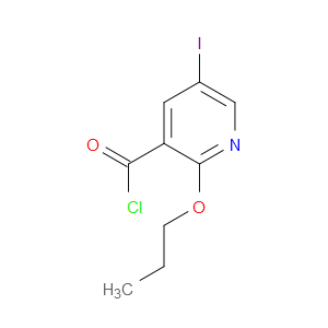 3-Pyridinecarbonyl chloride, 5-iodo-2-propoxy-