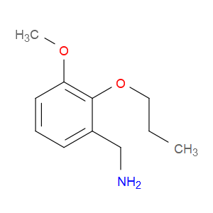 3-Methoxy-2-propoxybenzenemethanamine