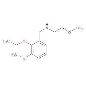 2-Ethoxy-3-methoxy-N-(2-methoxyethyl)benzenemethanamine