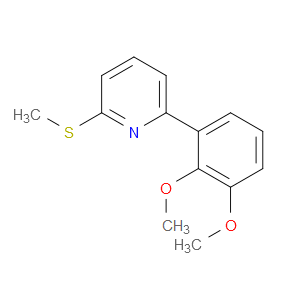 Pyridine, 2-(2,3-dimethoxyphenyl)-6-(methylthio)-