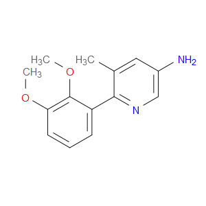 6-(2,3-Dimethoxyphenyl)-5-methyl-3-pyridinamine