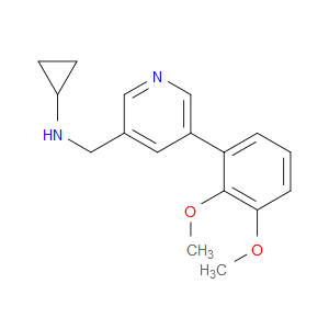 N-Cyclopropyl-5-(2,3-dimethoxyphenyl)-3-pyridinemethanamine
