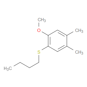 butyl(2-methoxy-4,5-dimethylphenyl)sulfane