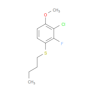 butyl(3-chloro-2-fluoro-4-methoxyphenyl)sulfane